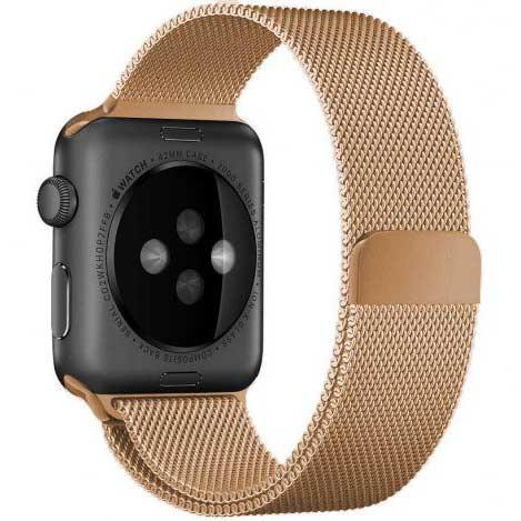 Apple Watch Armband Fiore - Milanese - Roségold