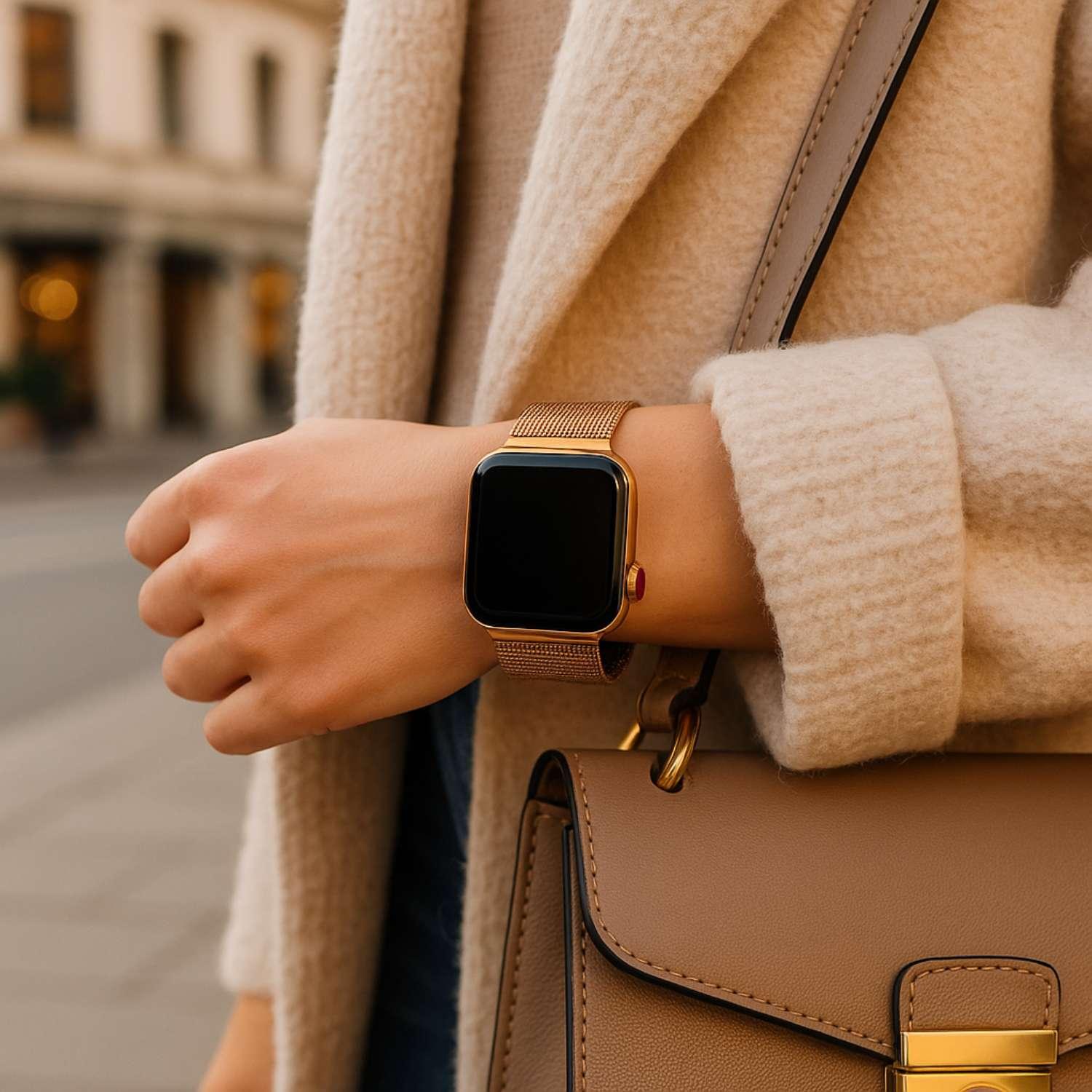 Apple Watch Armband Fiore - Milanese - Roségold