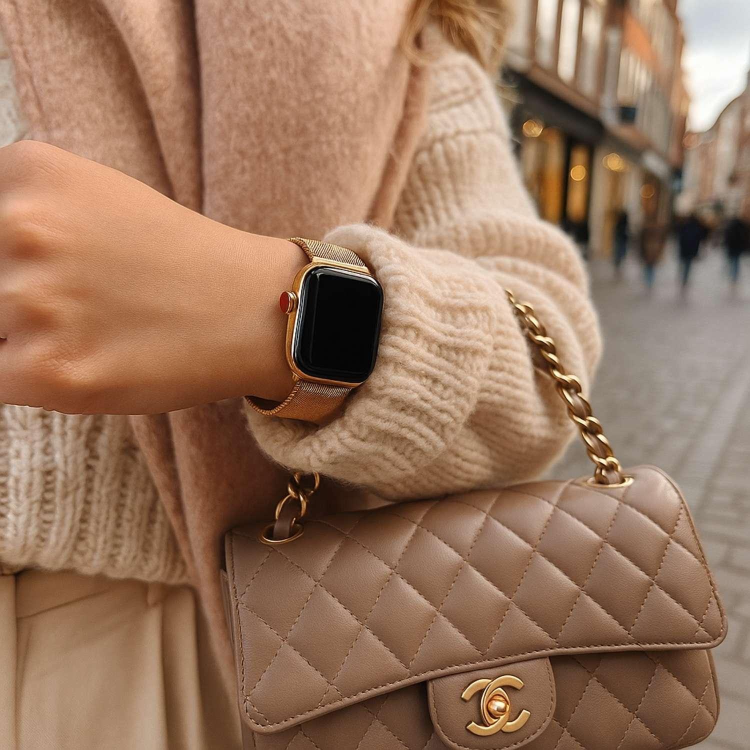 Apple Watch Armband Fiore - Milanese - Roségold