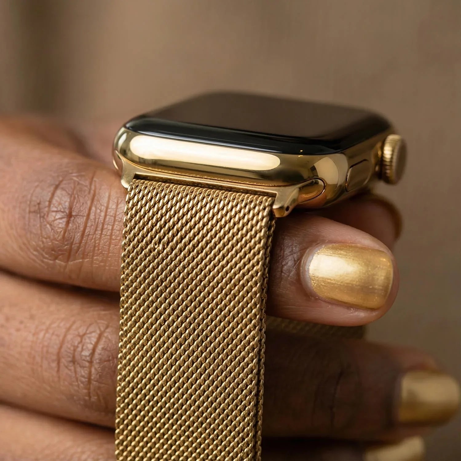 Apple Watch Armband Fiore - Milanese - Gold