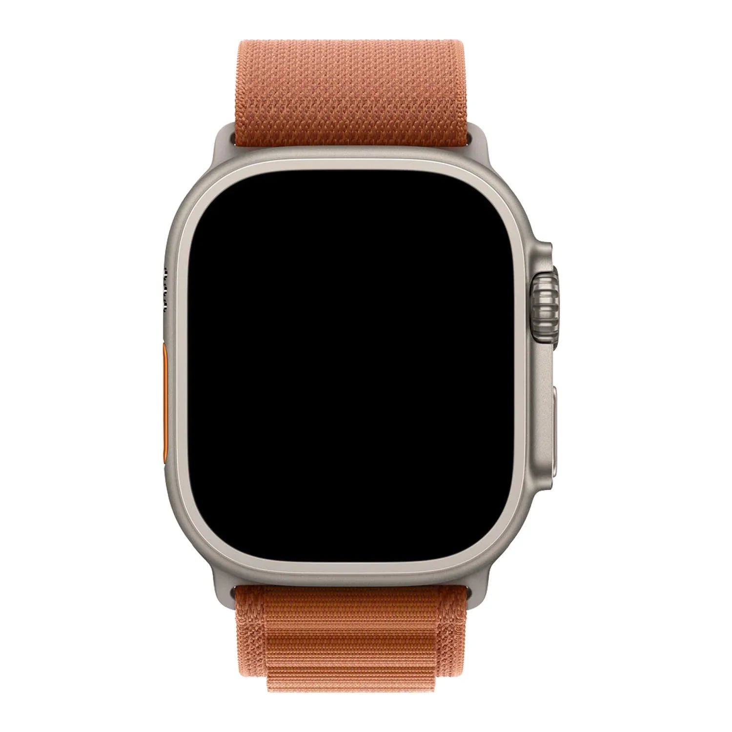 Apple Watch Armband Alpine – Nylon – Terrakotta – Silber