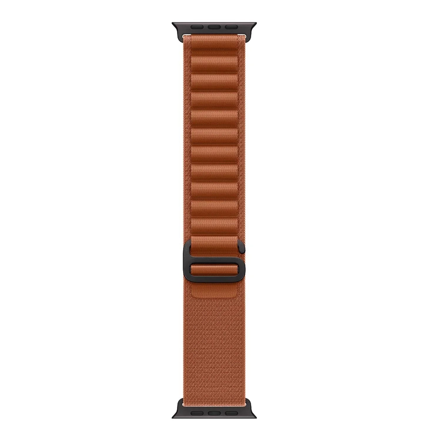 Apple Watch Armband Alpine - Nylon - Terrakotta - Schwarz