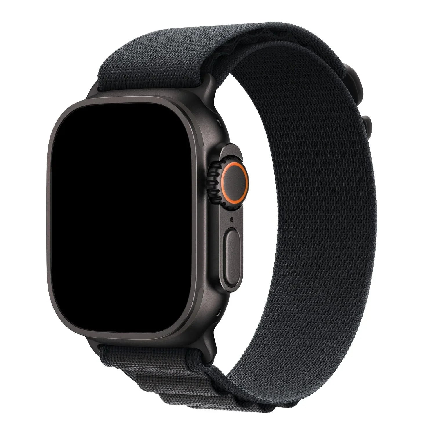 Apple Watch Armband Alpine – Nylon – Schwarz – Schwarz