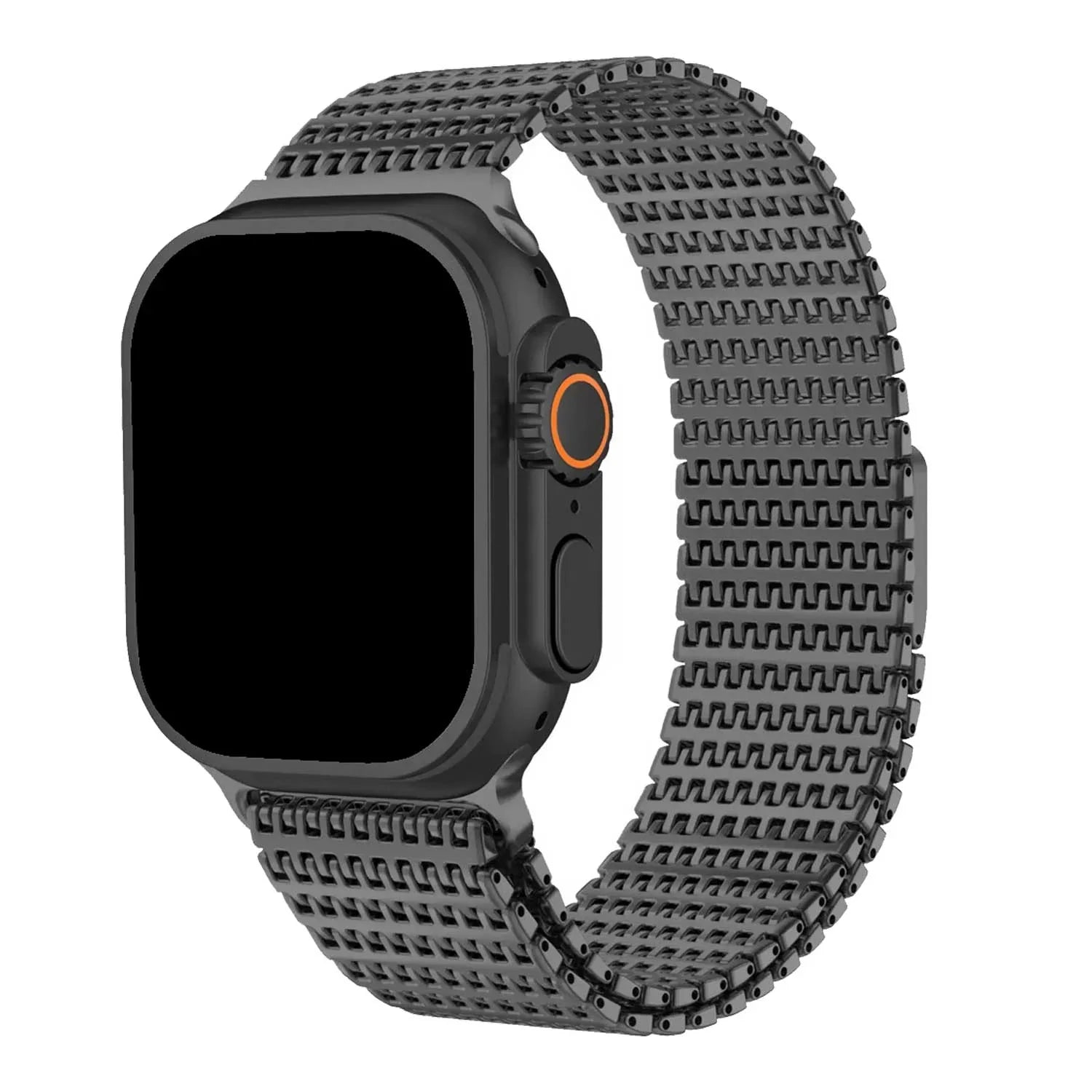 Apple Watch Armband Brava - Stahl - Schwarz