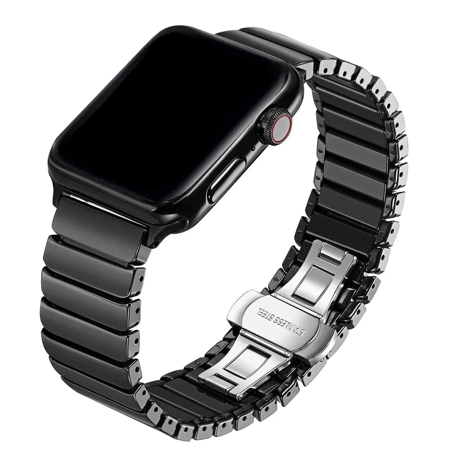 Apple Watch Armband Lumora - Keramik - Schwarz