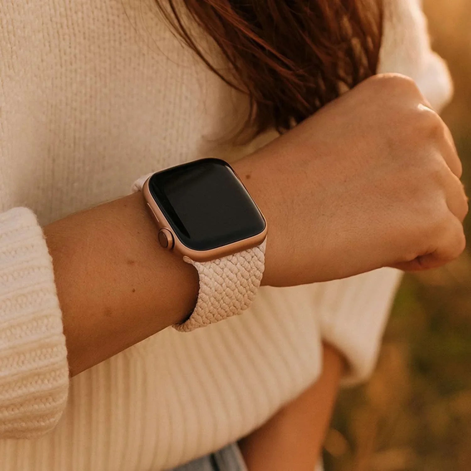 Apple Watch Armband – Nylon – geflochtenes Solo – Polarstern