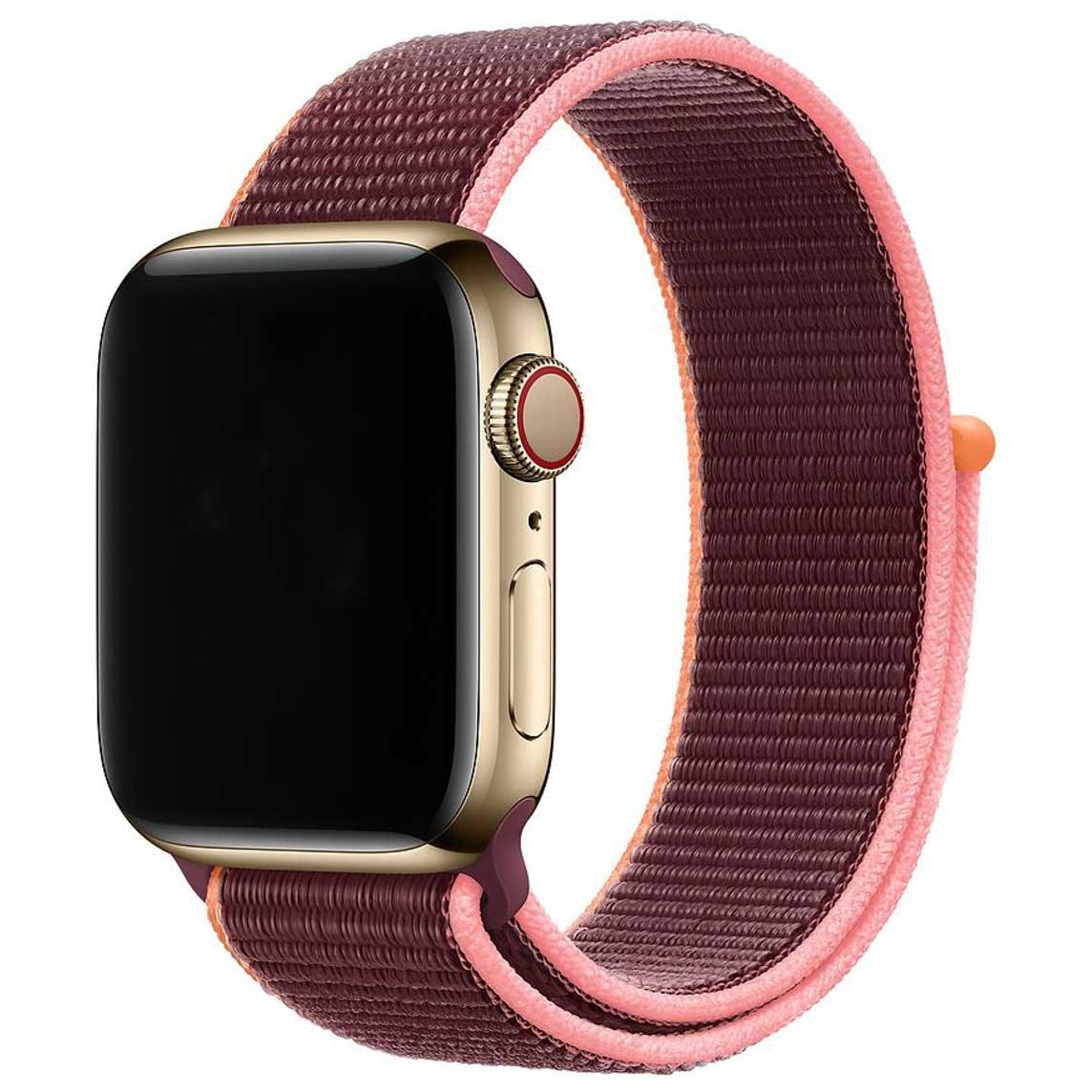 Apple Watch Armband - geflochten - Nylon - Pflaume