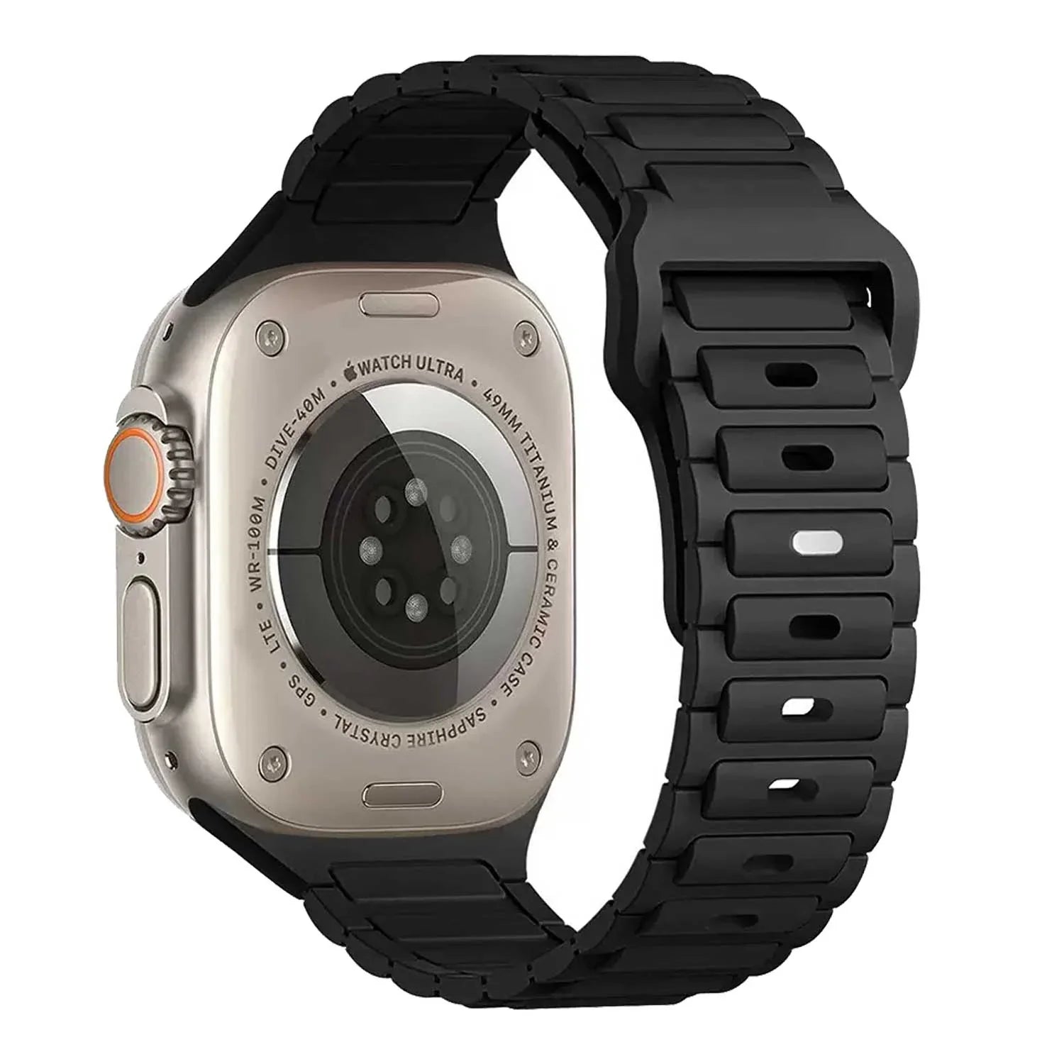 Apple Watch Armband Raveo - Silikon - Schwarz