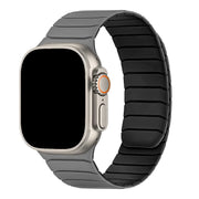 Apple Watch Armband Vetra - Silikon - Grau Schwarz