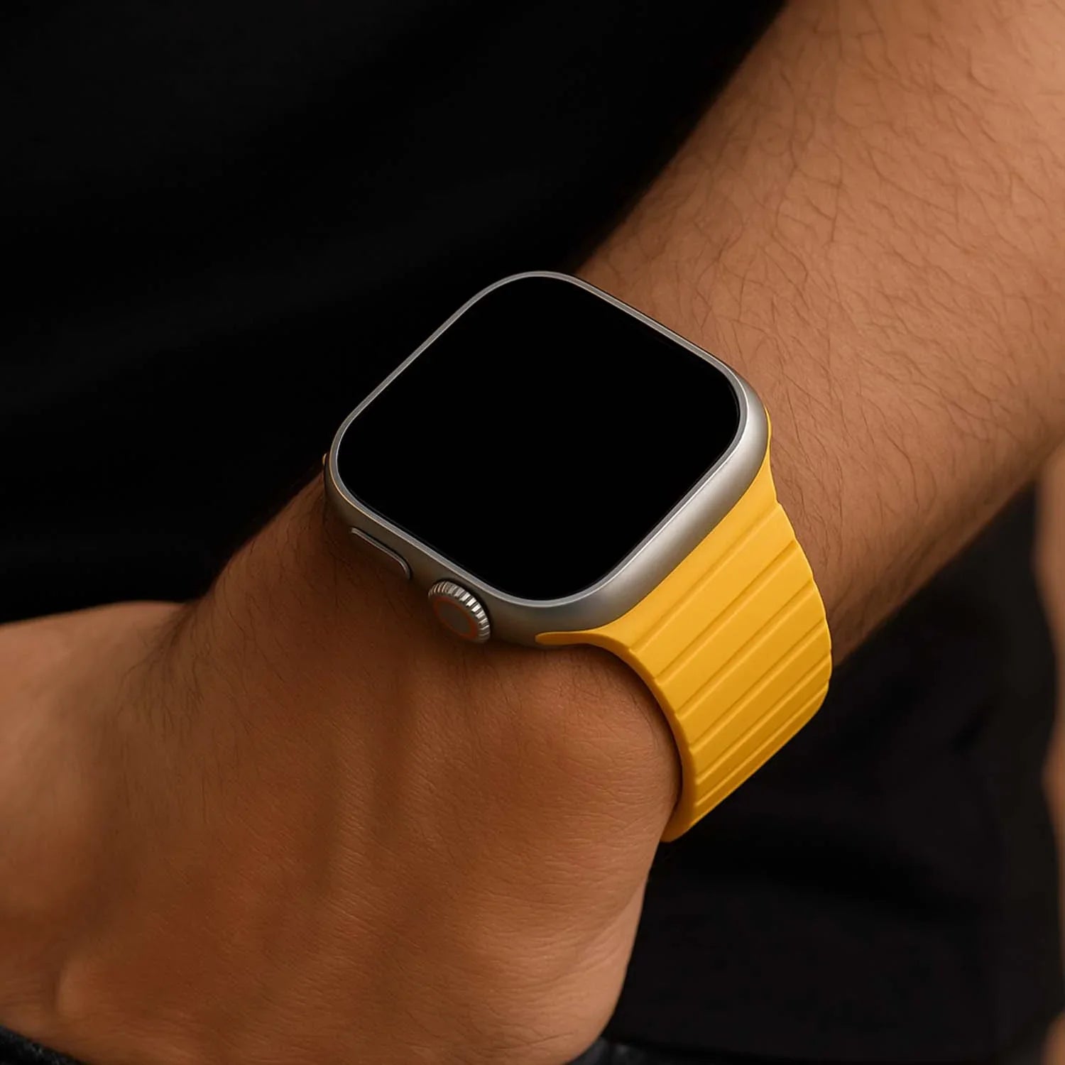 Apple Watch Armband Vetra - Silikon - Gelb