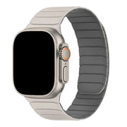 Apple Watch Armband Vetra – Silikon – Starlight Grau
