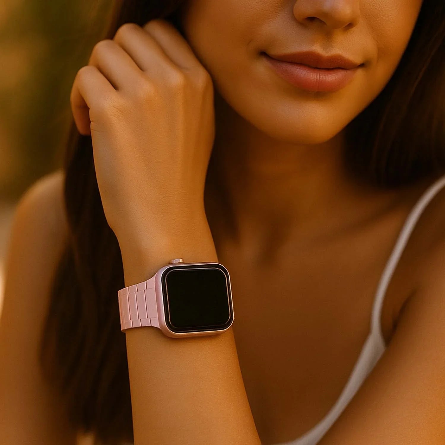 Apple Watch Armband Zyro - Silikon - Hellrosa