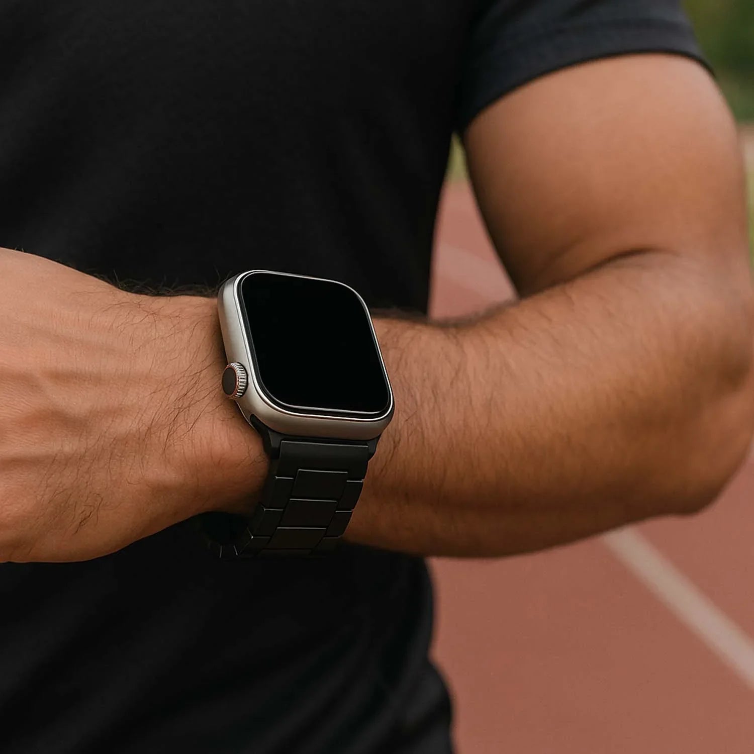 Apple Watch Armband Zyro - Silikon - Schwarz