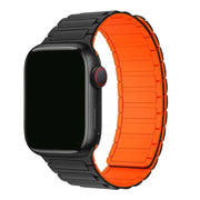 Apple Watch Armband Zyro - Silikon - Schwarz Orange