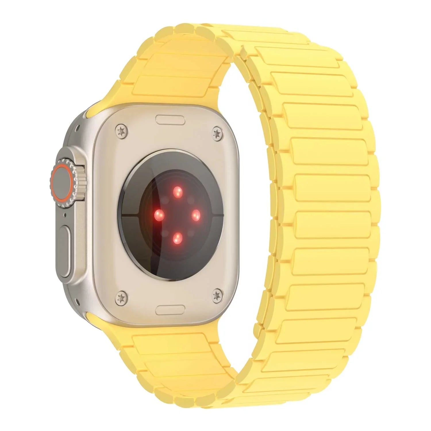 Apple Watch Armband Zyro - Silikon - Gelb