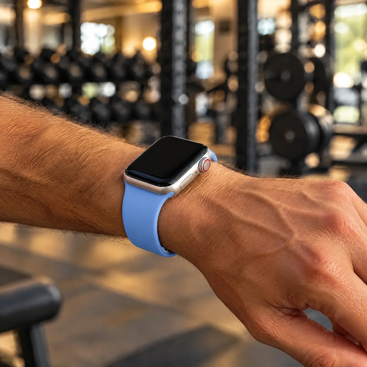 Apple Watch Armband Autumn - Silikon - Hyazinthenblau