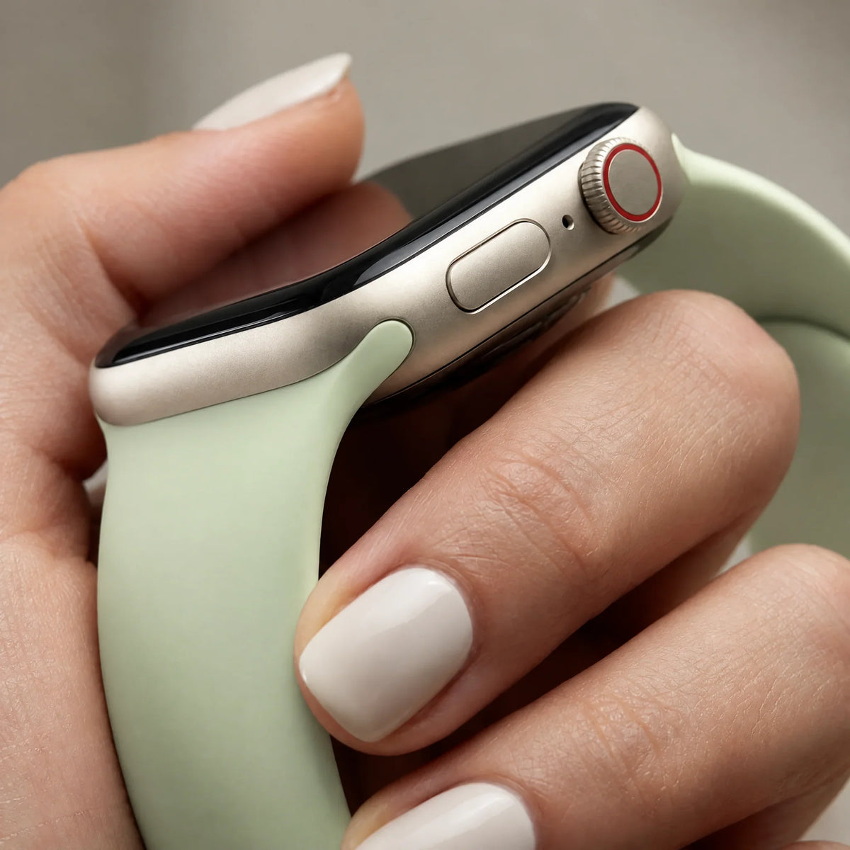 Apple Watch Armband Autumn - Silikon - Agavengrün