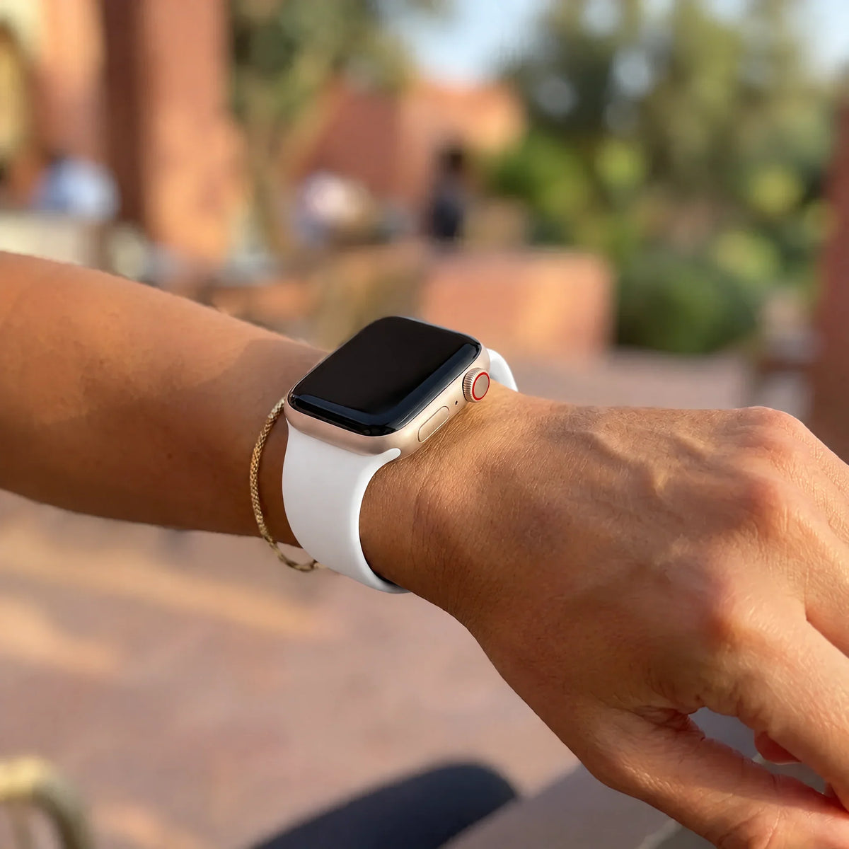 Apple Watch Armband Autumn - Silikon - Sand