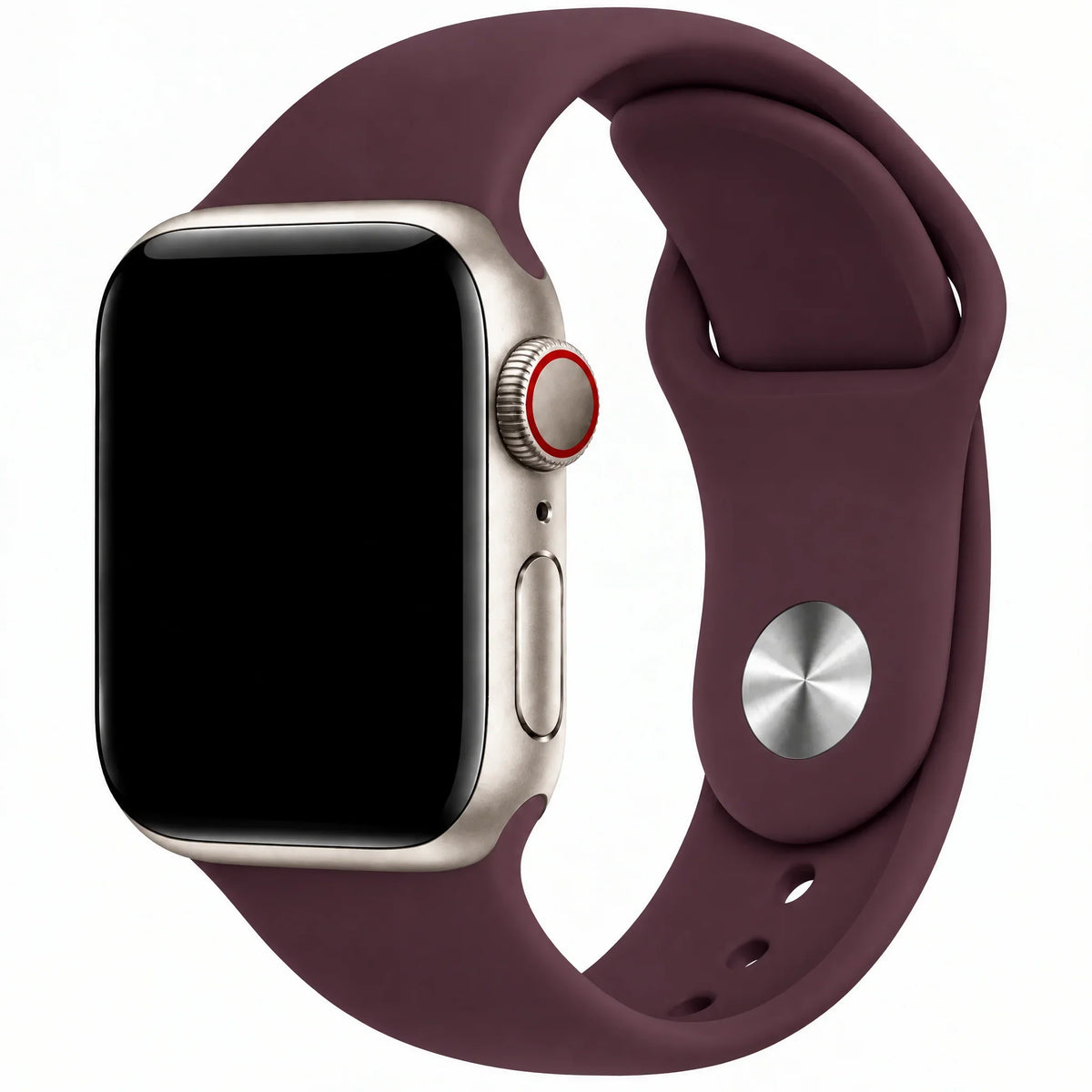 Apple Watch Armband Autumn - Silikon - Burgunder