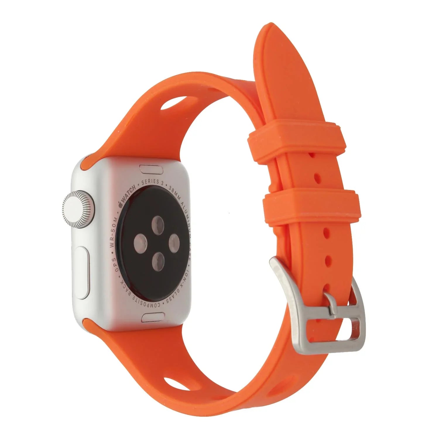 Apple Watch Armband Evelor – Silikon – Orange