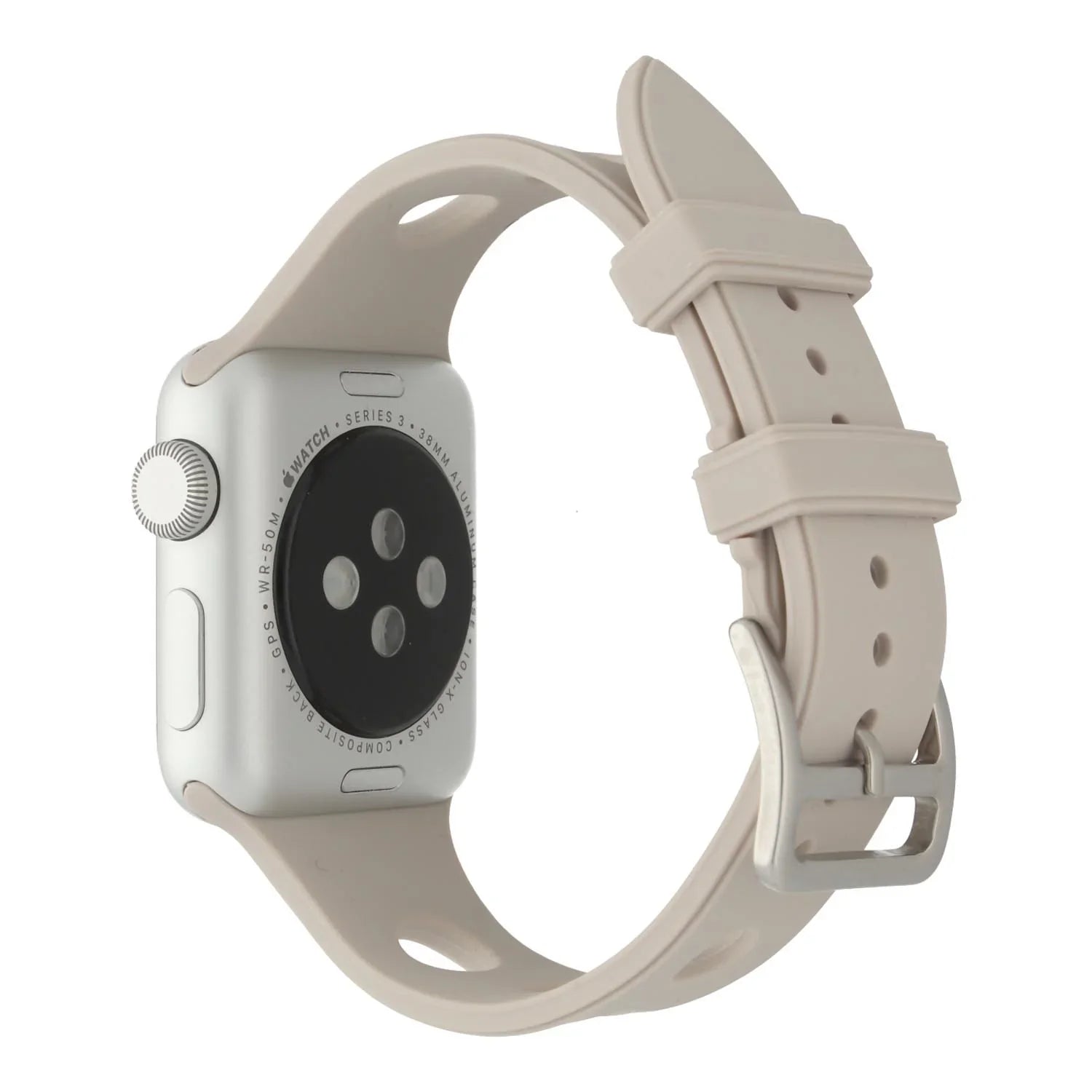 Apple Watch Armband Evelor - Silikon - Starlight