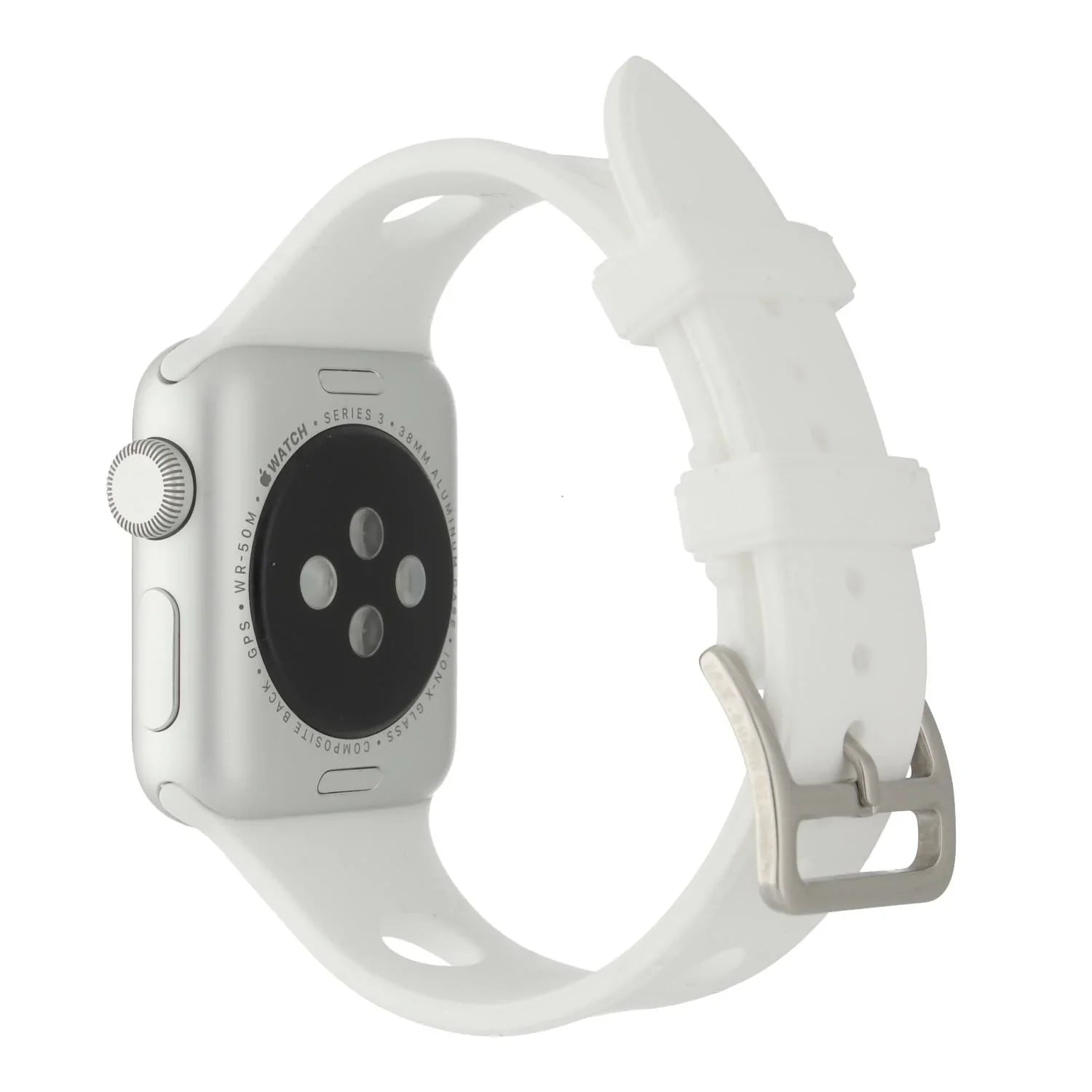 Apple Watch Armband Evelor - Silikon - Weiß
