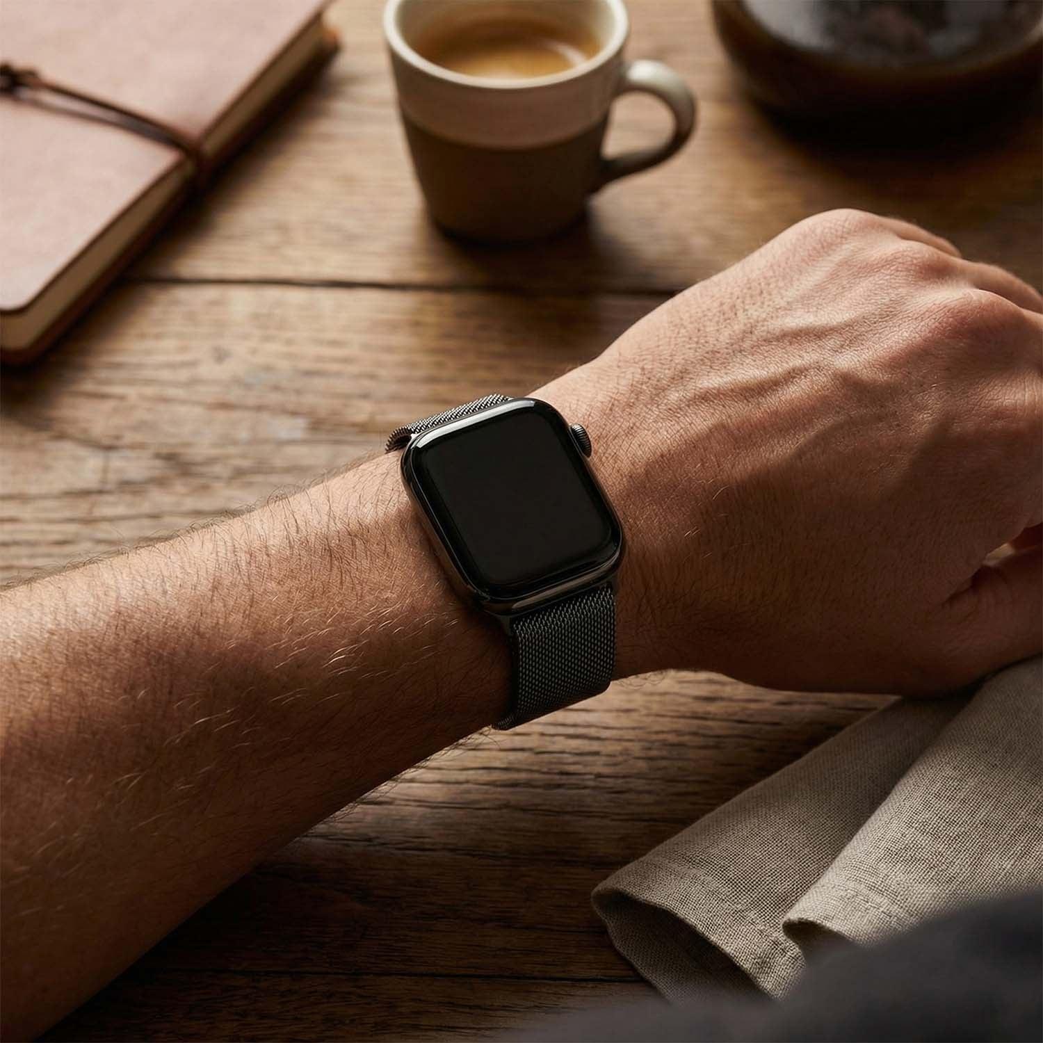 Apple Watch Armband Fiore – Milanese – Schiefer