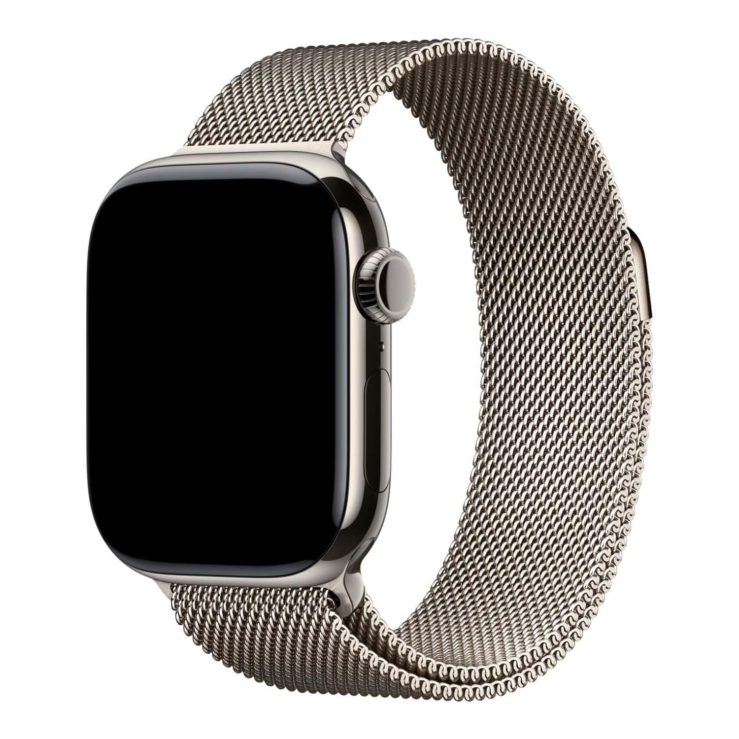 Apple Watch Armband Fiore – Milanaise – Natur