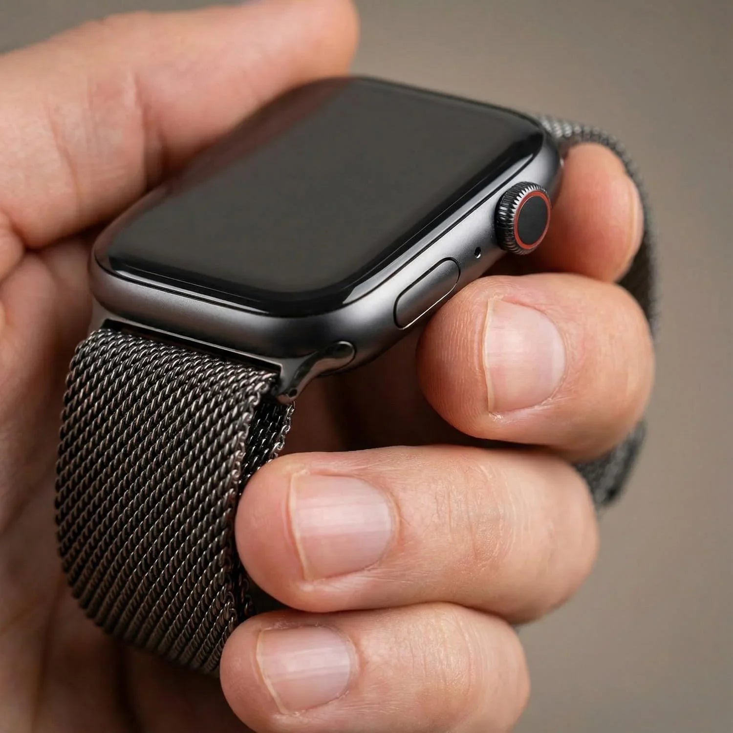 Apple Watch Armband Fiore - Milanese - Schwarz