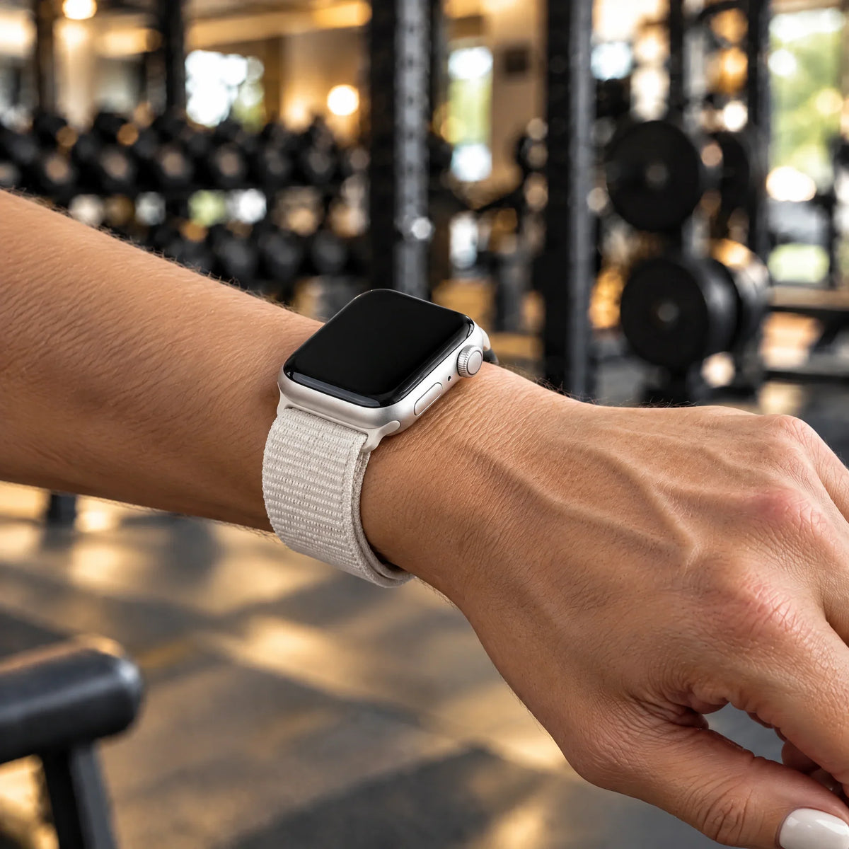 Apple Watch Armband Flyne - gewebt - Nylon - Polarstern