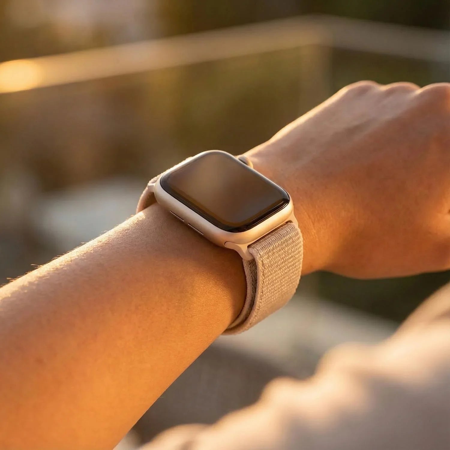 Apple Watch Armband Flyne - gewebt - Nylon - Polarstern