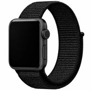 Apple Watch Armband Flyne – gewebt – Nylon – Schwarz
