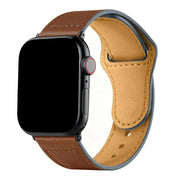 Apple Watch Armband Leranzi - Leder - Braun