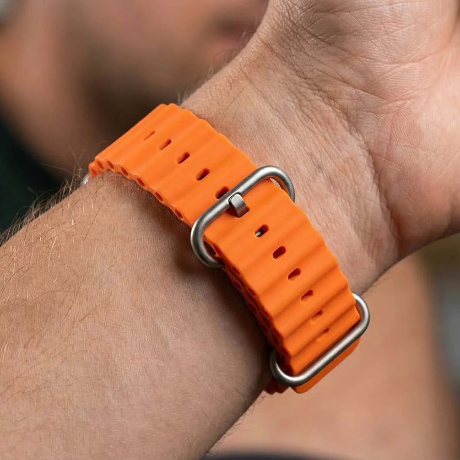 Apple Watch Armband Ocean – Silikon – Orange