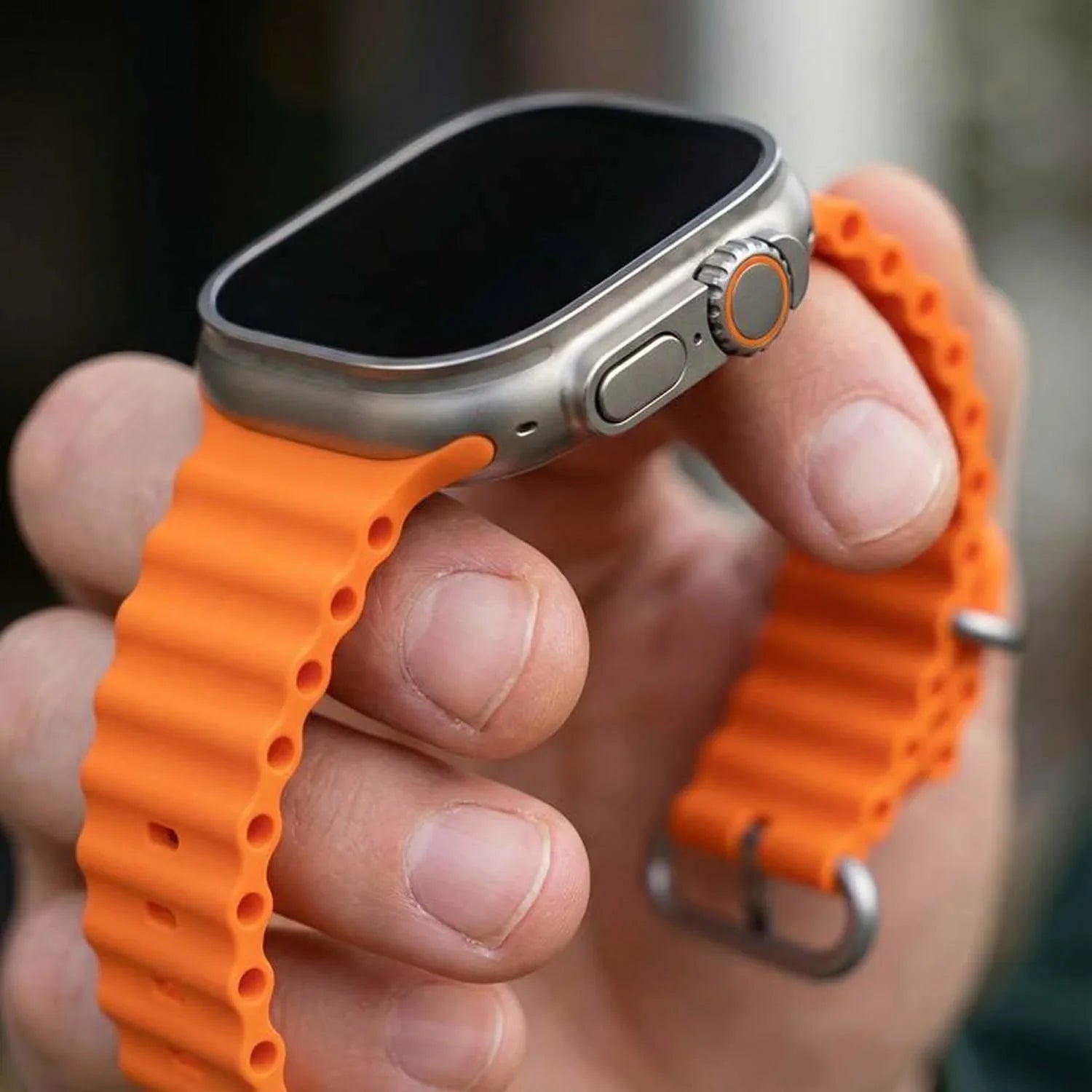 Apple Watch Armband Ocean – Silikon – Orange