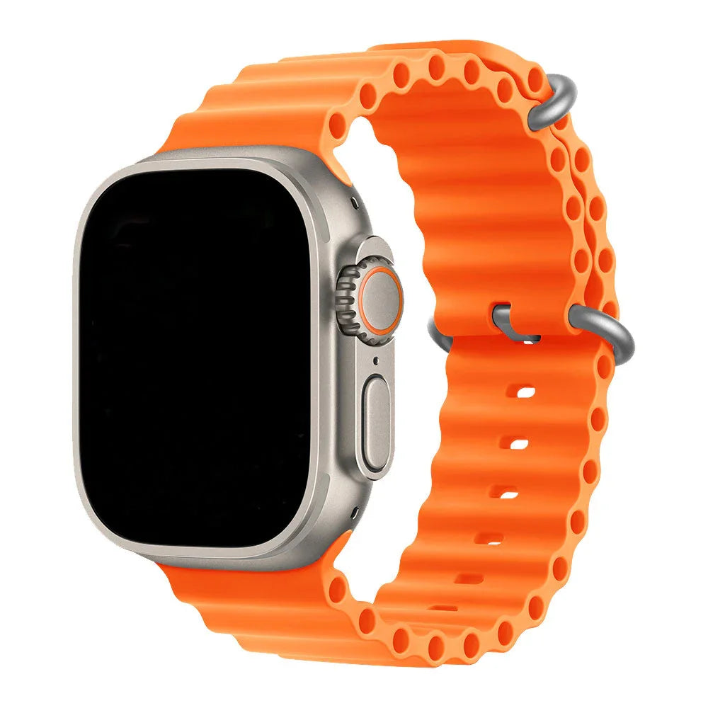 Apple Watch Armband Ocean – Silikon – Orange
