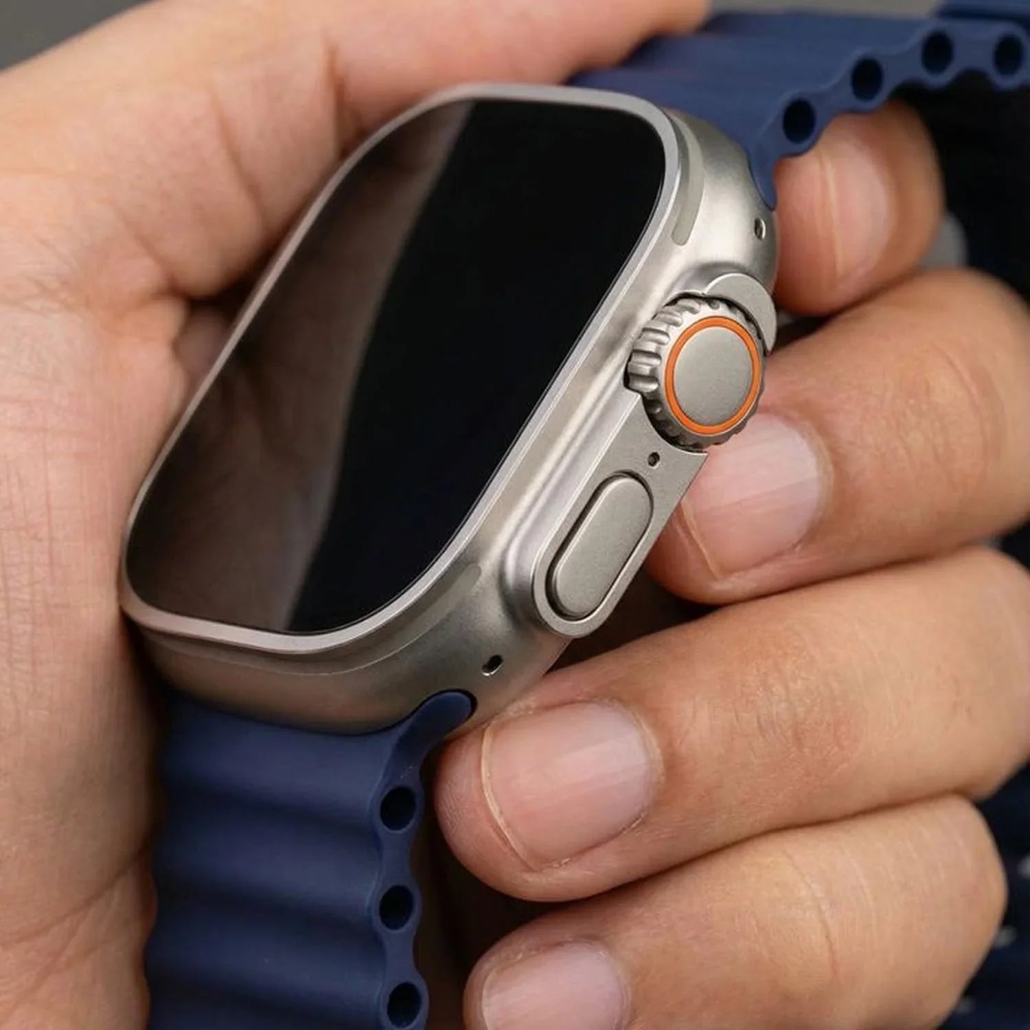 Apple Watch Armband Ocean - Silikon - Mitternachtsblau
