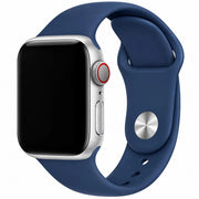 Apple Watch Armband Ovaro - Silikon - Denimblau