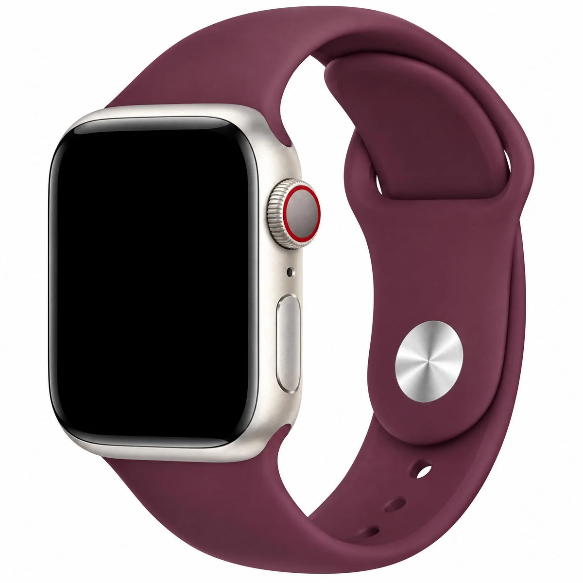 Apple Watch Armband Ovaro – Silikon – Maulbeere