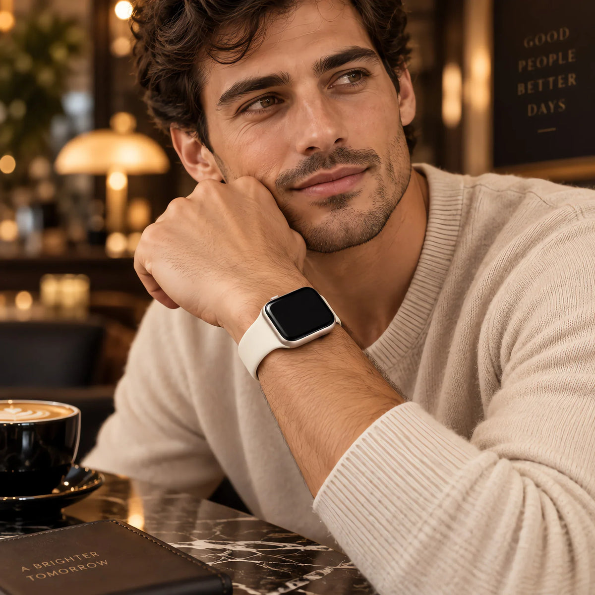 Apple Watch Armband Ovaro - Silikon - Polarstern