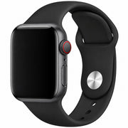 Apple Watch Armband Ovaro – Silikon – Schwarz