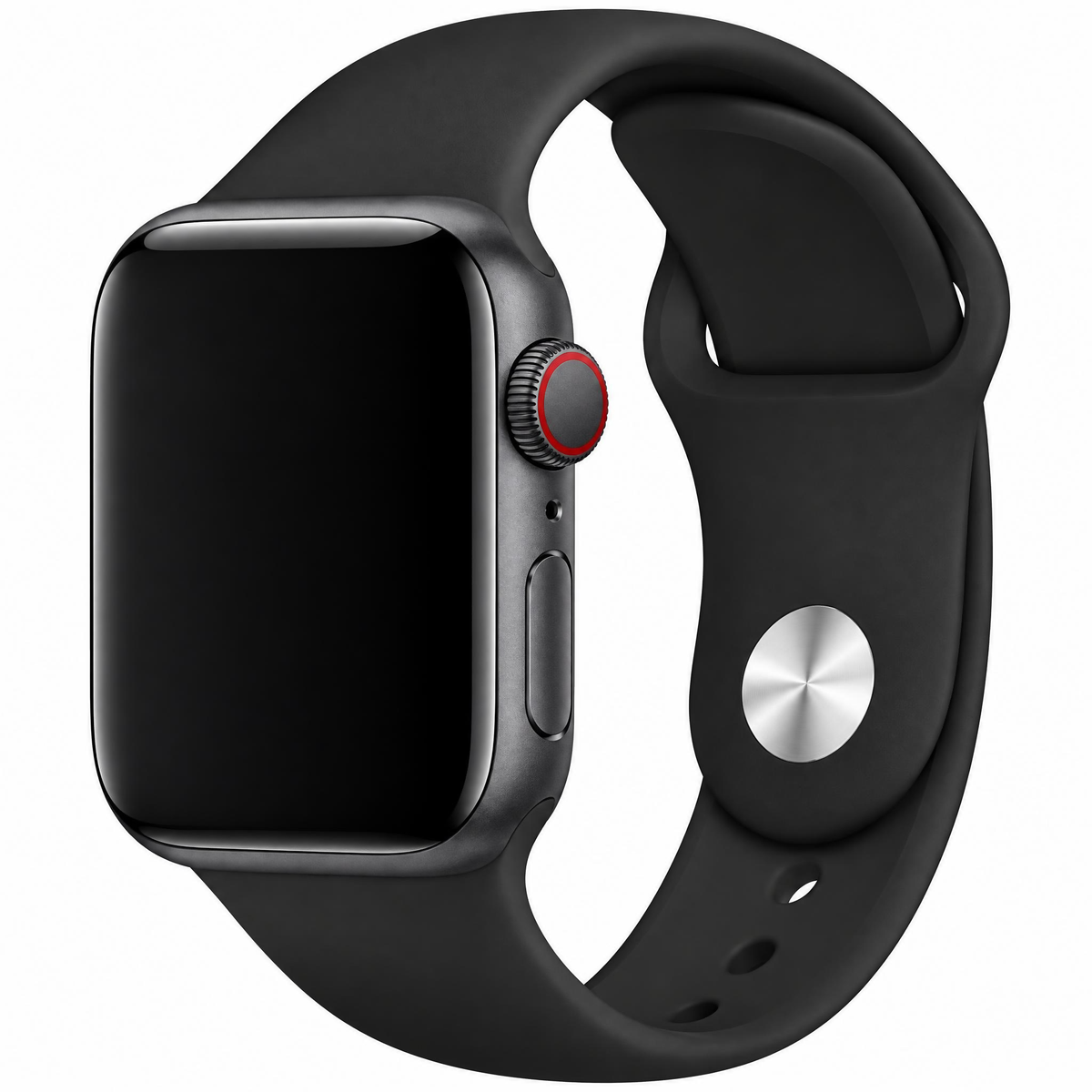 Apple Watch Armband Ovaro – Silikon – Schwarz