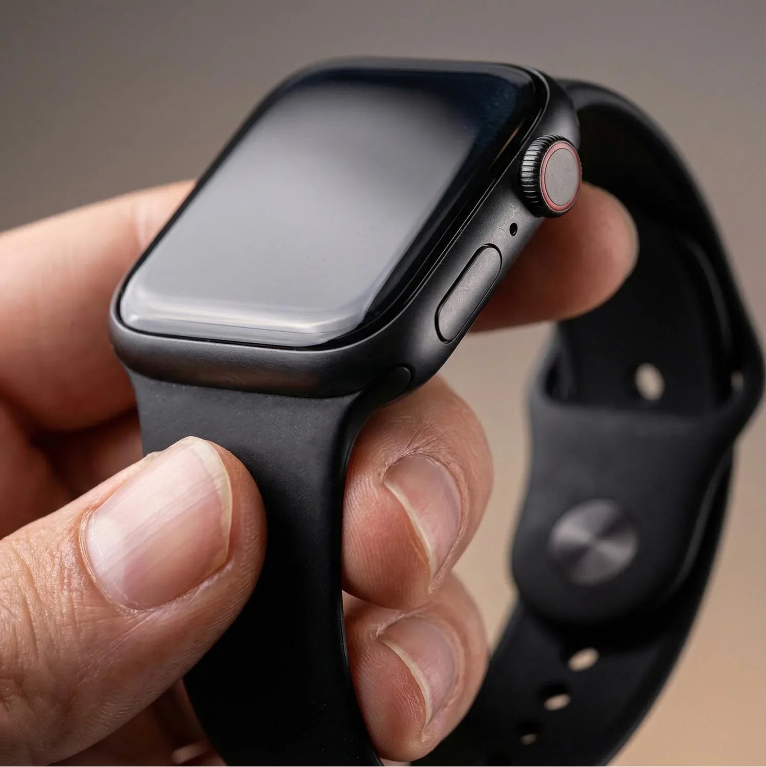 Apple Watch Armband Ovaro – Silikon – Schwarz