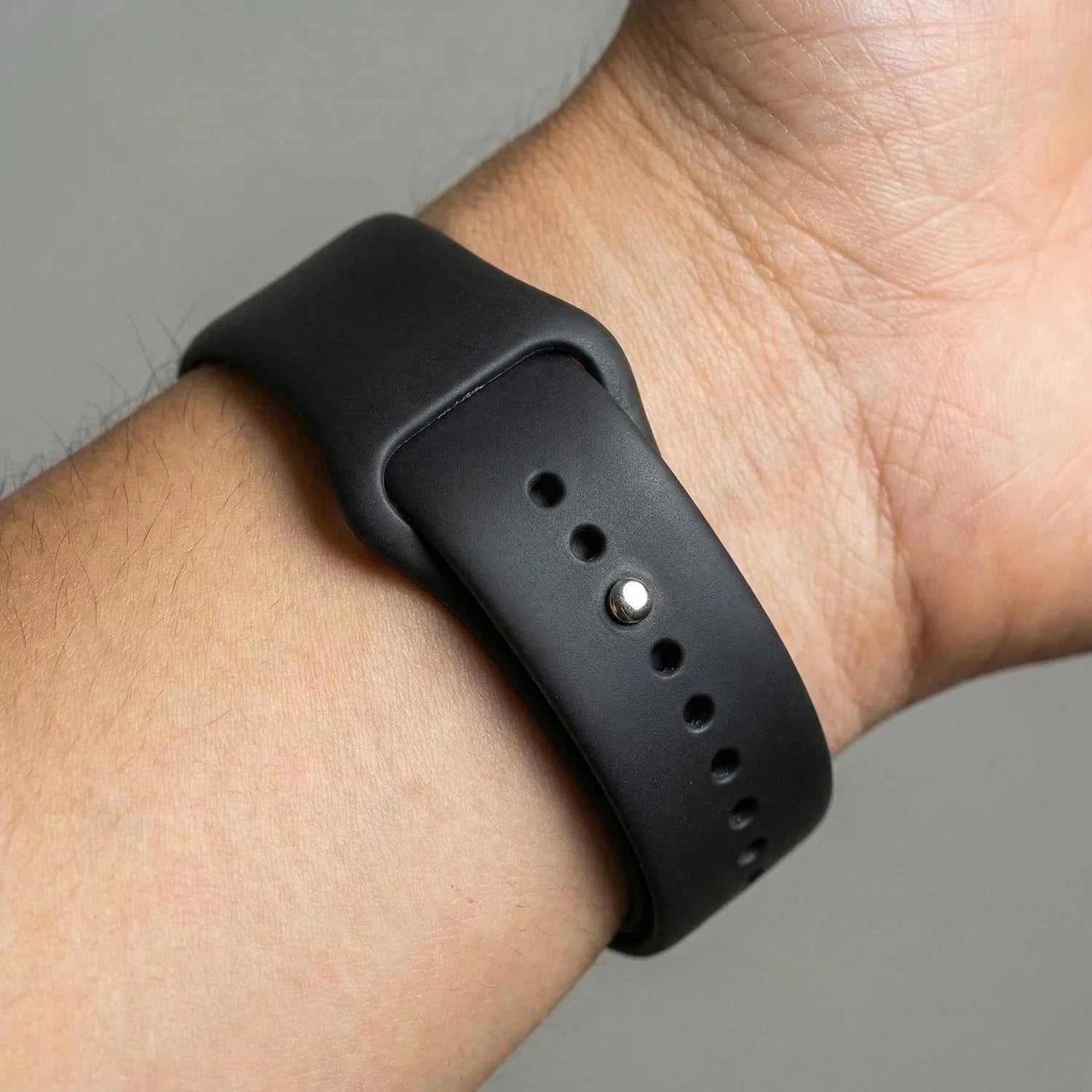 Apple Watch Armband Ovaro – Silikon – Schwarz