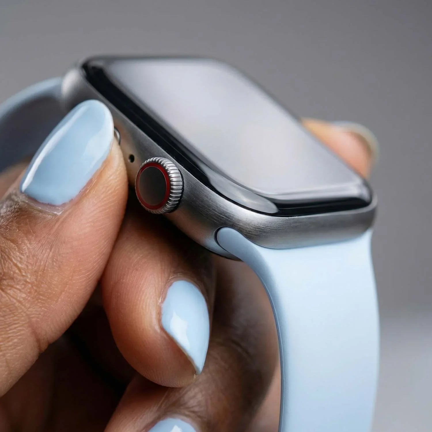 Apple Watch Armband Savro - Silikon - Himmelblau