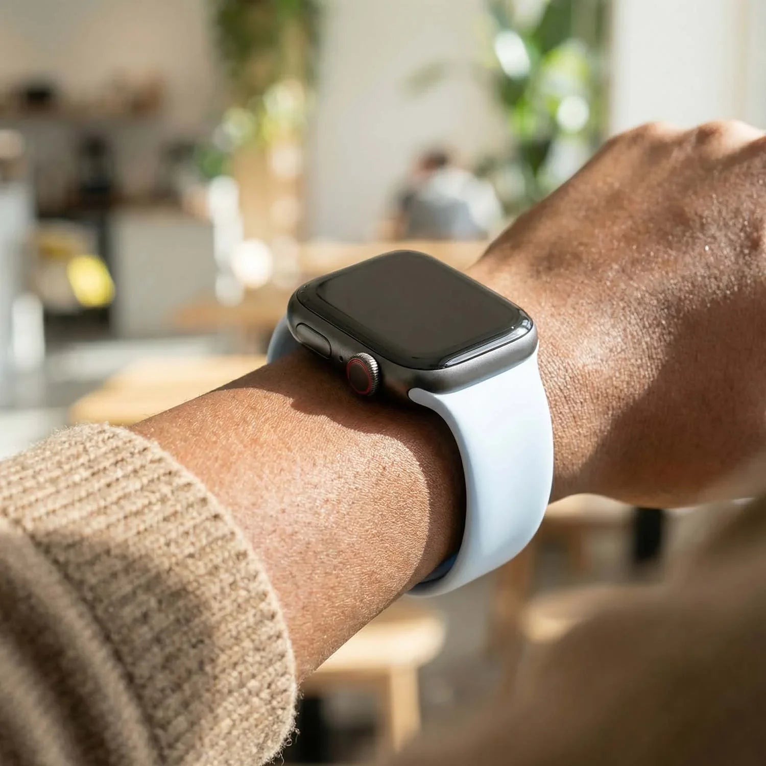 Apple Watch Armband Savro - Silikon - Himmelblau