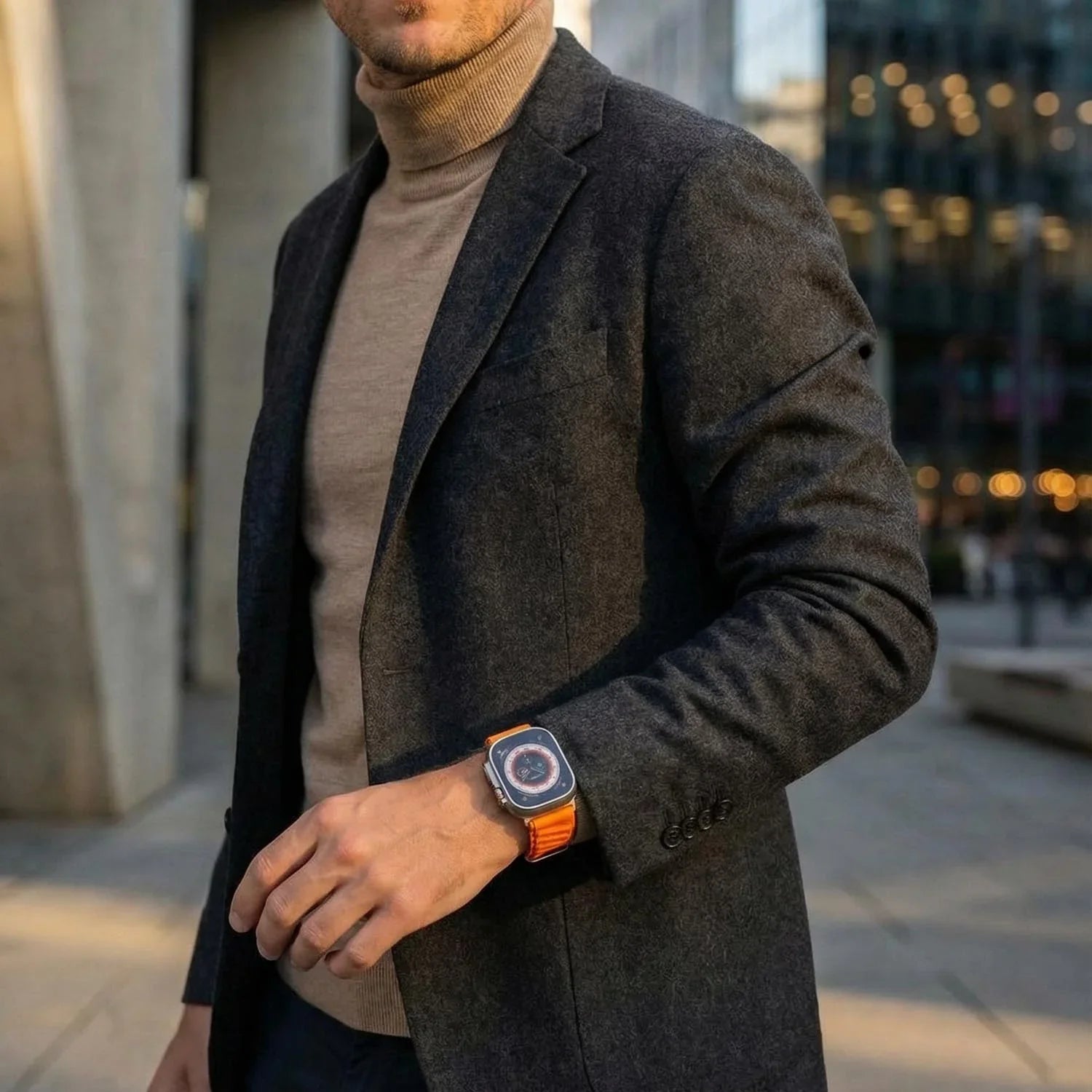 Apple Watch Armband Averro – Nylon – Orange