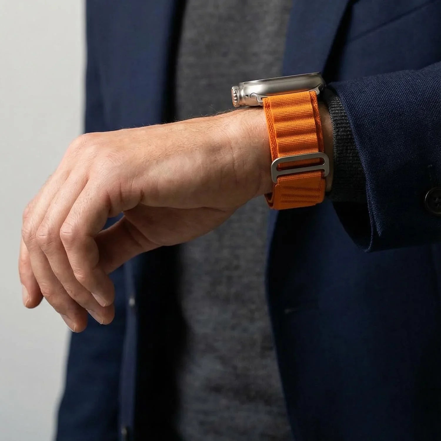 Apple Watch Armband Averro – Nylon – Orange