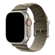 Apple Watch Armband Averro - Nylon - Titangrau