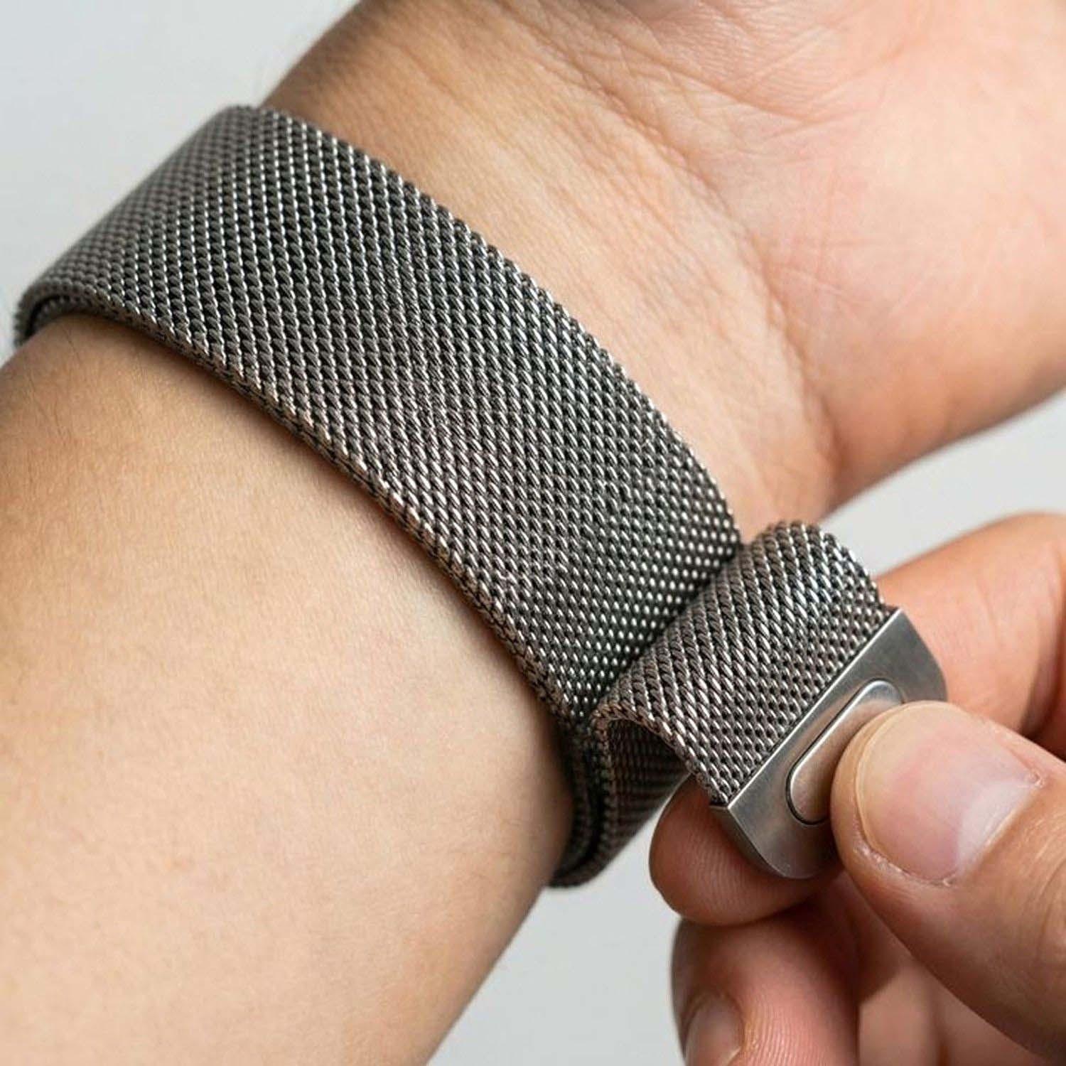 Apple Watch Armband Solaro - Milanese - Space Grey
